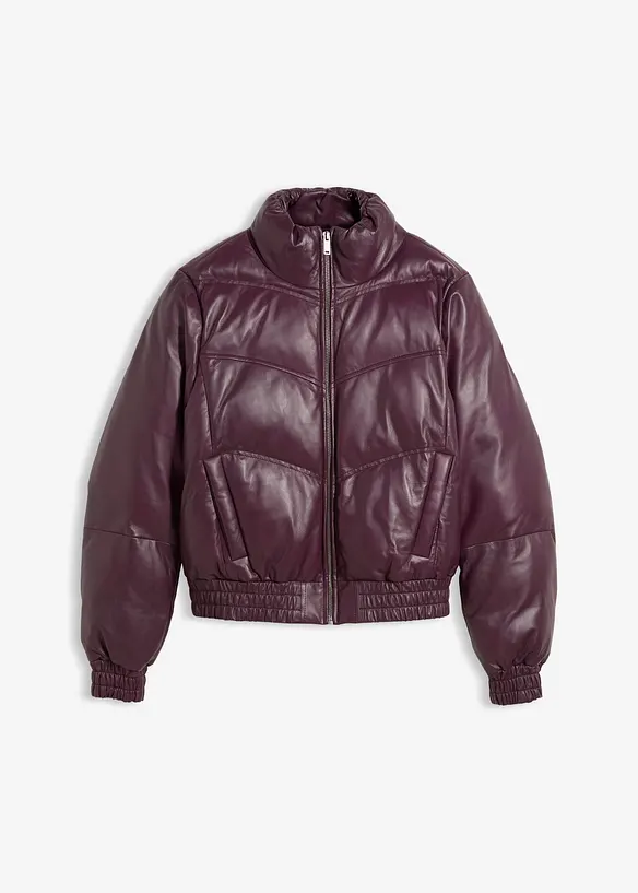 Giacca trapuntata in nappa d'agnello, bonprix