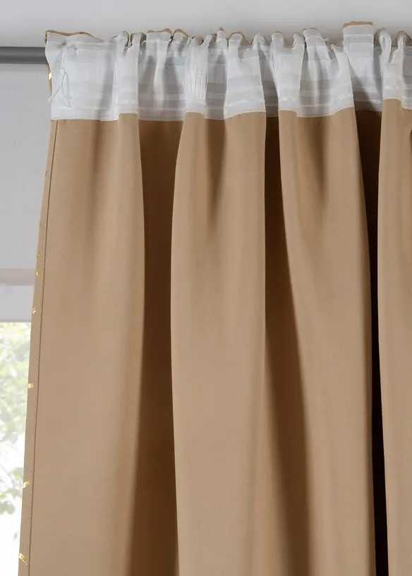 Tenda semioscurante lucida, disponibile anche extra lunga (pacco da 1), bonprix