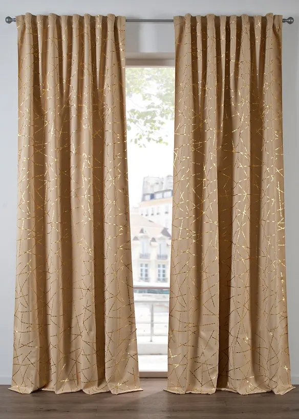 Tenda semioscurante lucida, disponibile anche extra lunga (pacco da 1), bonprix