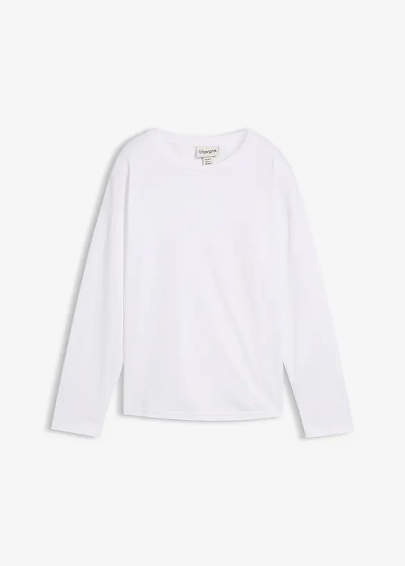 Maglia a maniche lunghe in misto seta, bonprix