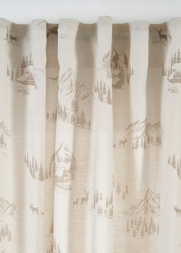 Tenda con paesaggio invernale, anche in versione extra lunga (pacco da1), bonprix