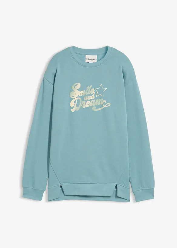 Felpa oversize in puro cotone biologico, bonprix