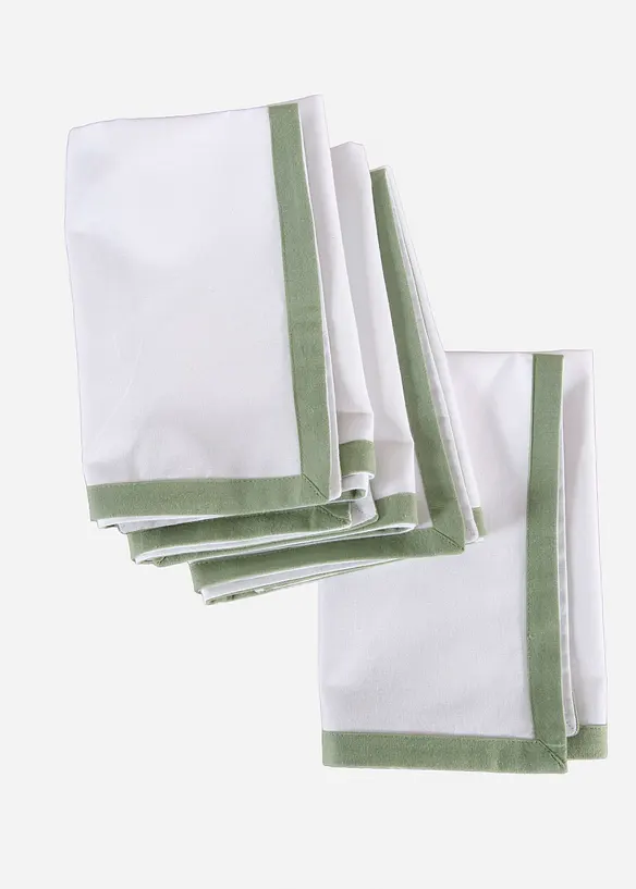 Tovaglioli in cotone biologico (pacco da 4), bonprix