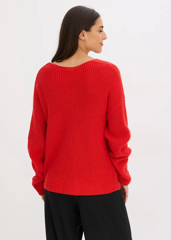 Maglione oversize in misto lana, bonprix