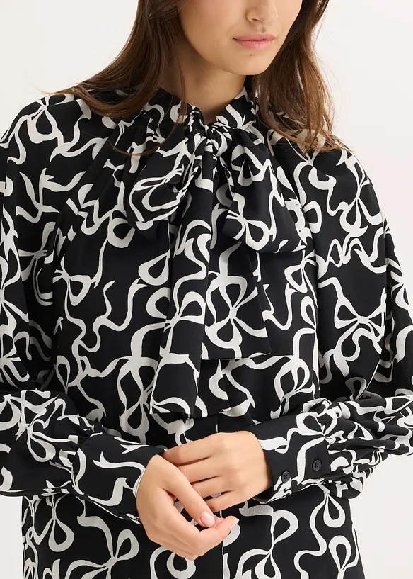 Camicetta con fiocco, bonprix