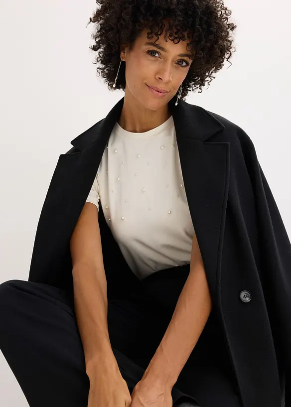 Maglia con perle, bonprix