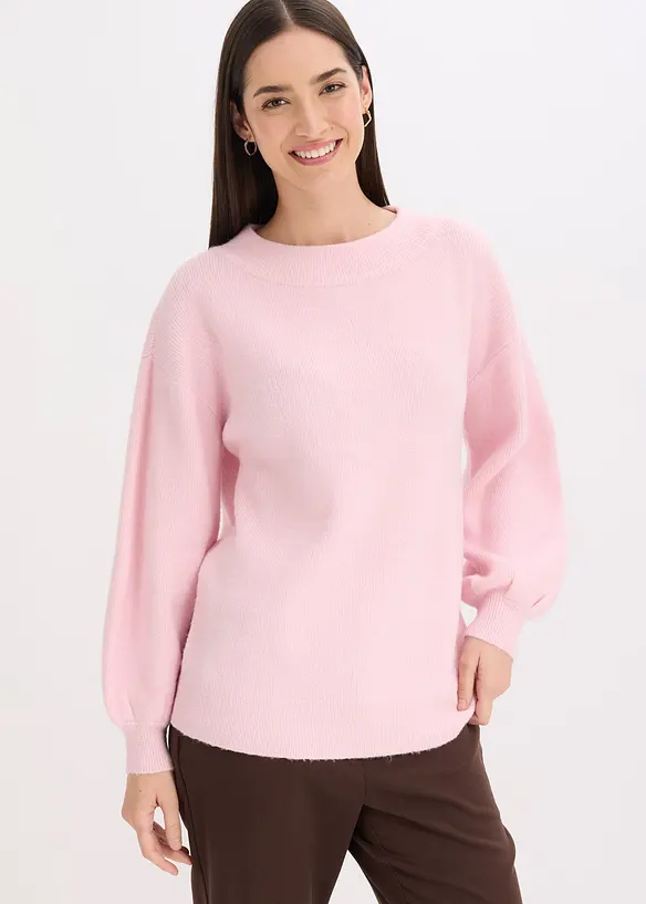 Maglione con maniche a palloncino, bonprix