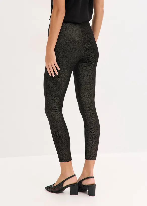 Leggings in velluto glitterato, bonprix