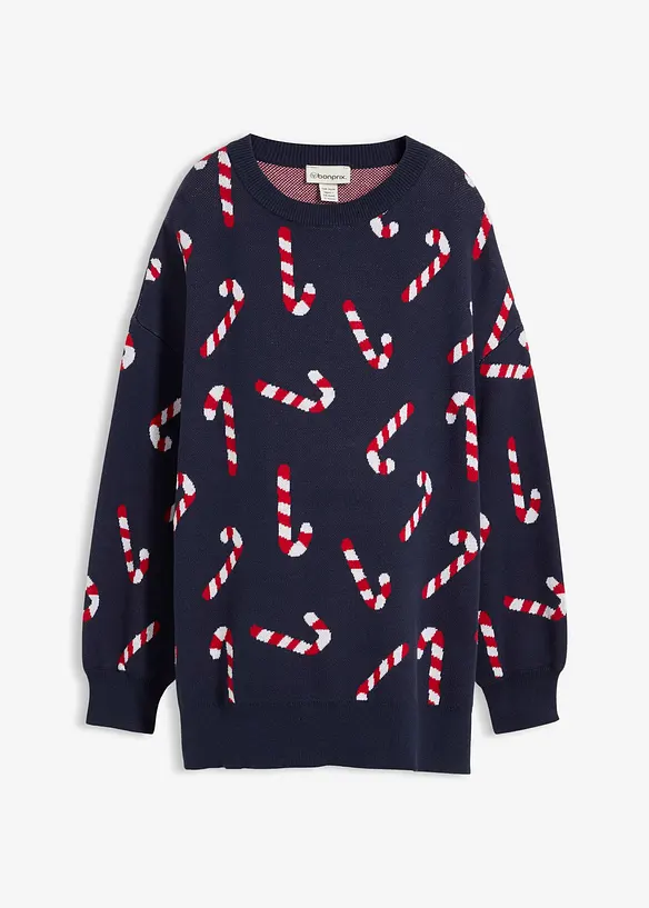 Maglione prémaman con spacchi per l'allattamento, bonprix