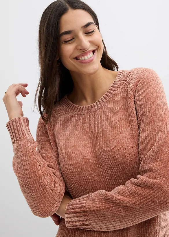 Abito oversize in ciniglia, bonprix