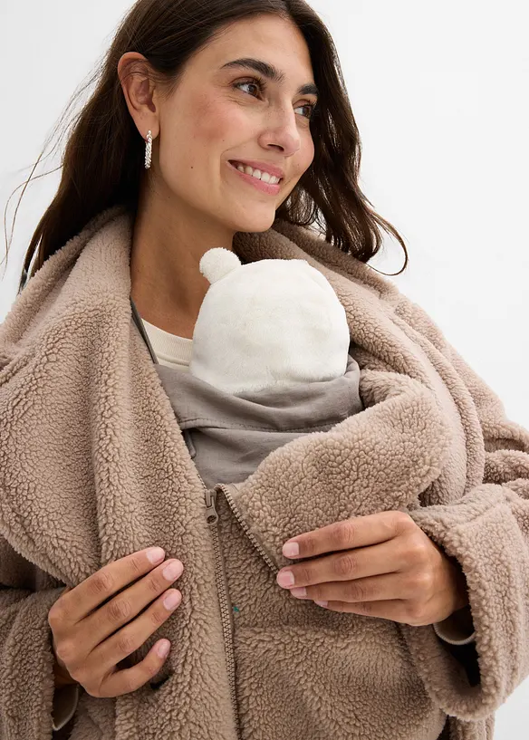 Cappotto prémaman 2 in 1 con inserto babywearing, bonprix