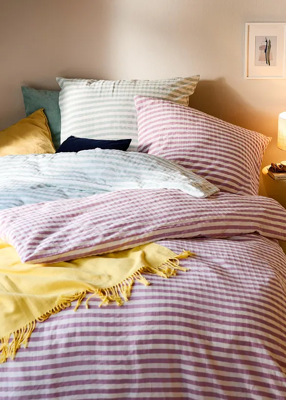 Biancheria da letto in seersucker, bonprix