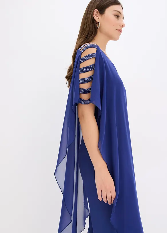 Tuta con sovrapposizione in fine chiffon, bonprix