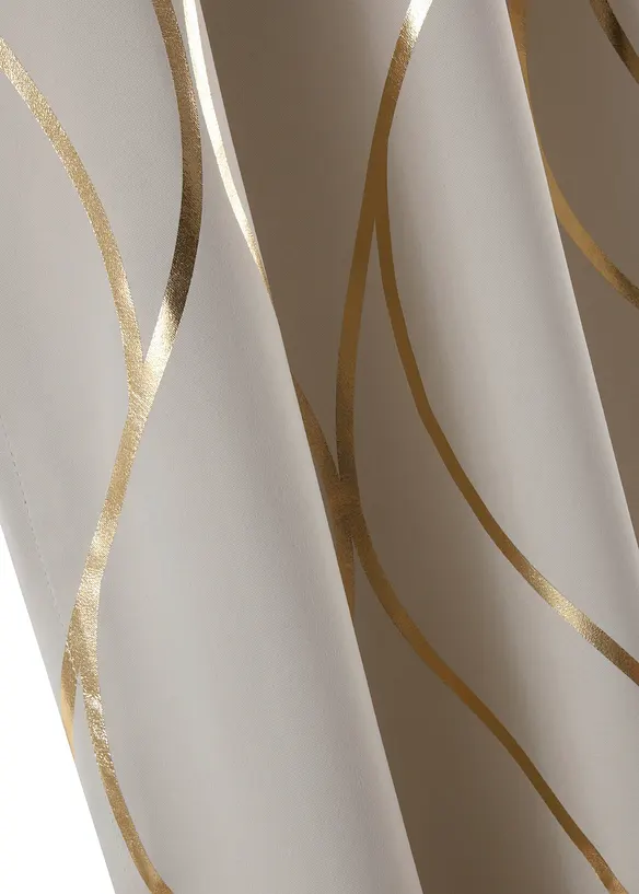 Tenda semioscurante in fantasia lucida (pacco da 1), bonprix