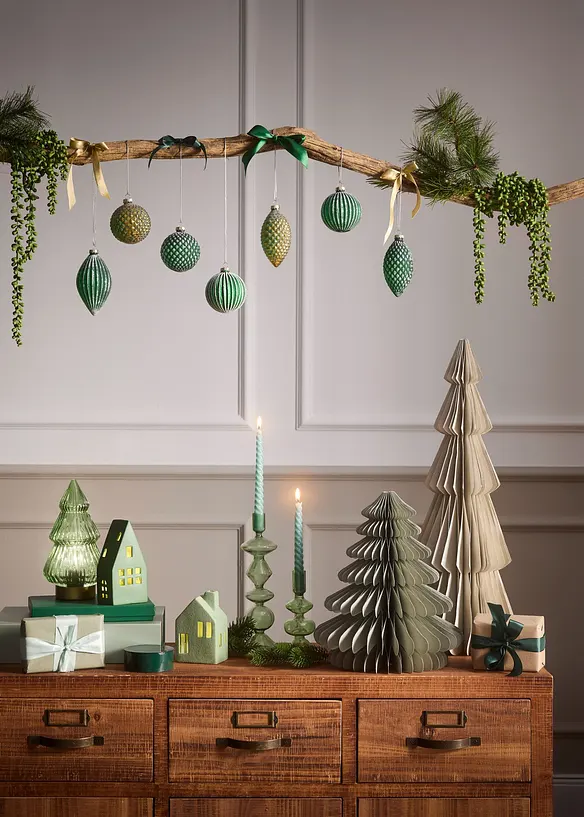 Soprammobile albero di carta (set 2 pezzi), bonprix