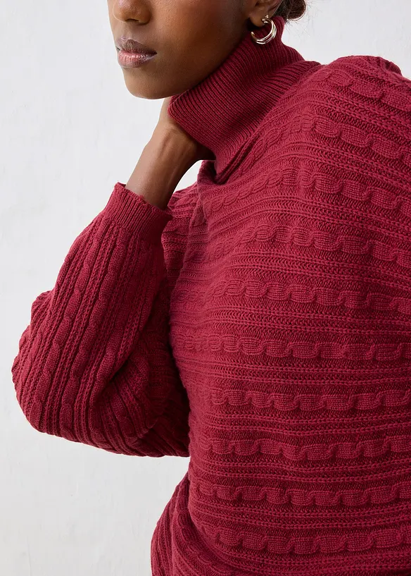 Maglione oversize in lana merino, bonprix