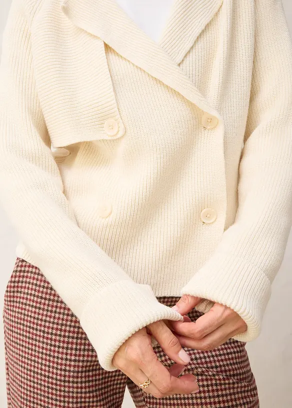 Cardigan in misto lana, bonprix