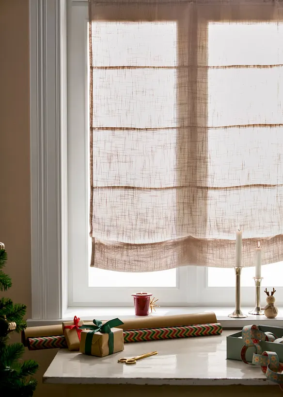 Tenda a pacchetto in tessuto operato, disponibile in molte misure, bonprix