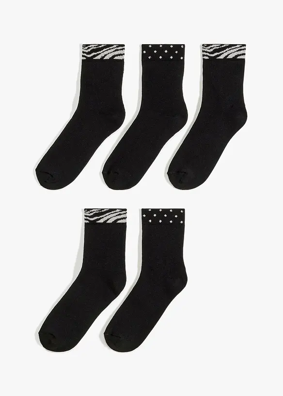 Calzini termici con cotone biologico (pacco da 5 paia), bonprix