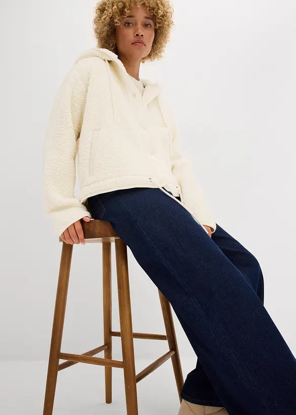 Giacca in pile teddy, bonprix