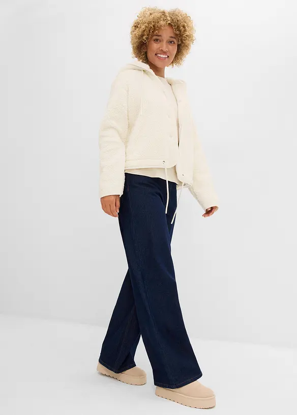 Giacca in pile teddy, bonprix