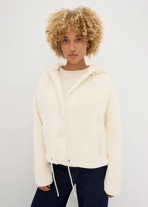 Giacca in pile teddy, bonprix