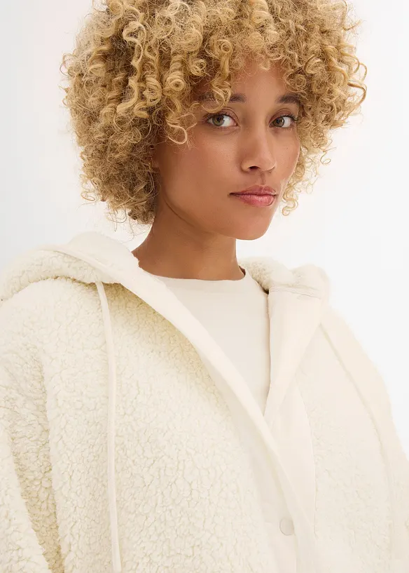 Giacca in pile teddy, bonprix