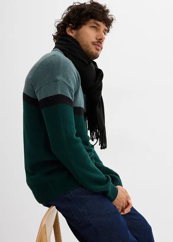 Maglione pratico a girocollo, bonprix