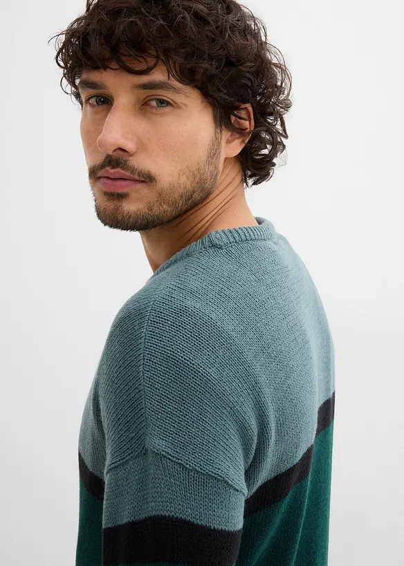Maglione pratico a girocollo, bonprix