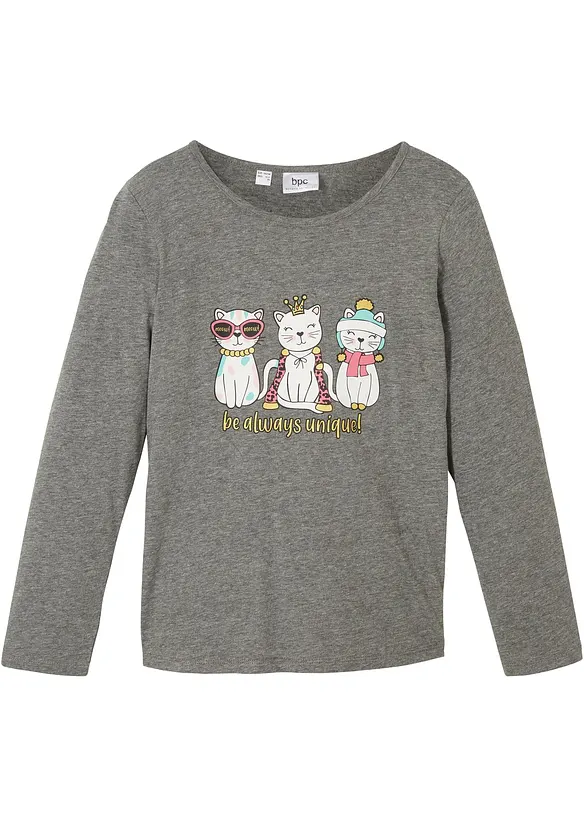 Maglia a maniche lunghe in misto viscosa, bonprix