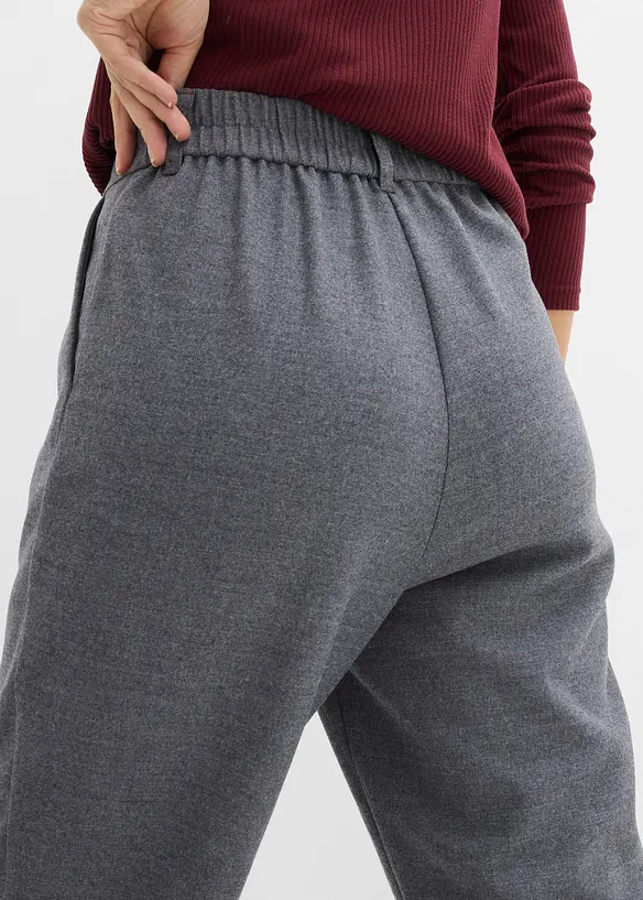 Pantaloni barrel in morbido misto viscosa, bonprix