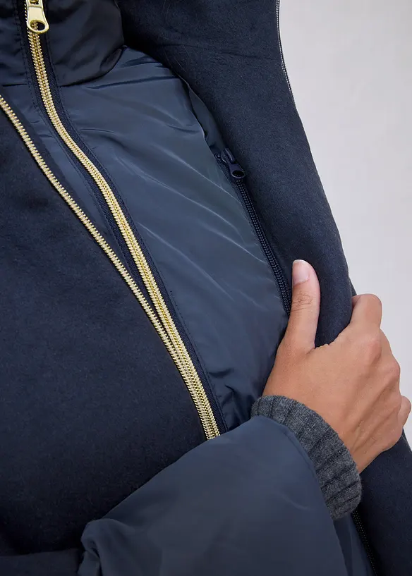 Cappotto di lana con piumino interno (set da 2), bonprix