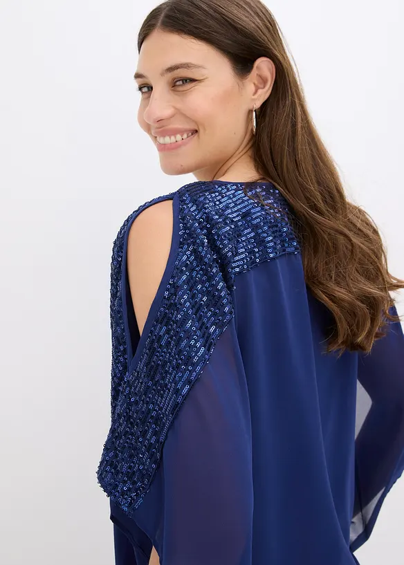 Tunica con paillettes, bonprix