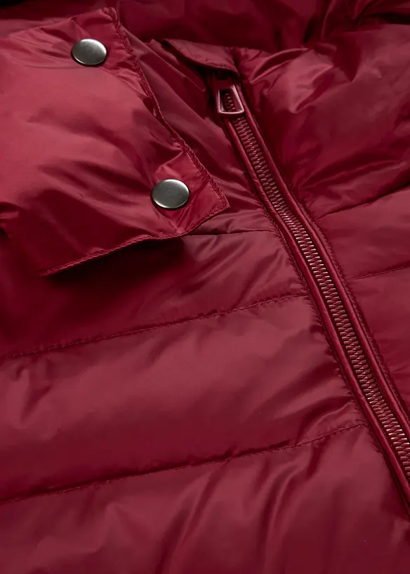 Piumino lungo con piume riciclate, bonprix