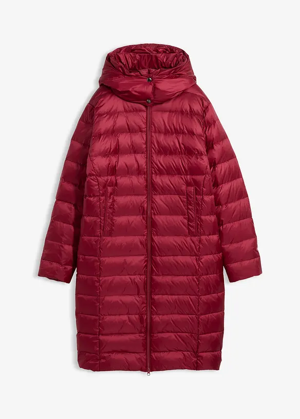 Piumino lungo con piume riciclate, bonprix