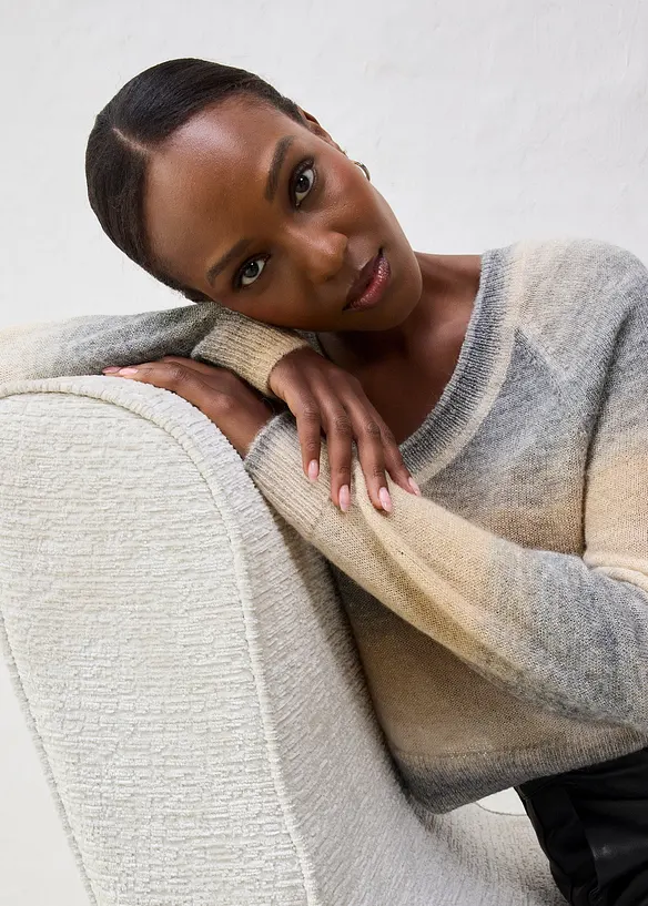 Maglione in misto lana con lurex, bonprix