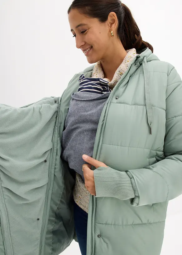 Giubbotto prémaman 3 in 1 con inserto babywearing, bonprix