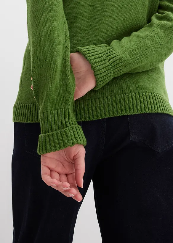 Cardigan in puro cotone biologico, bonprix