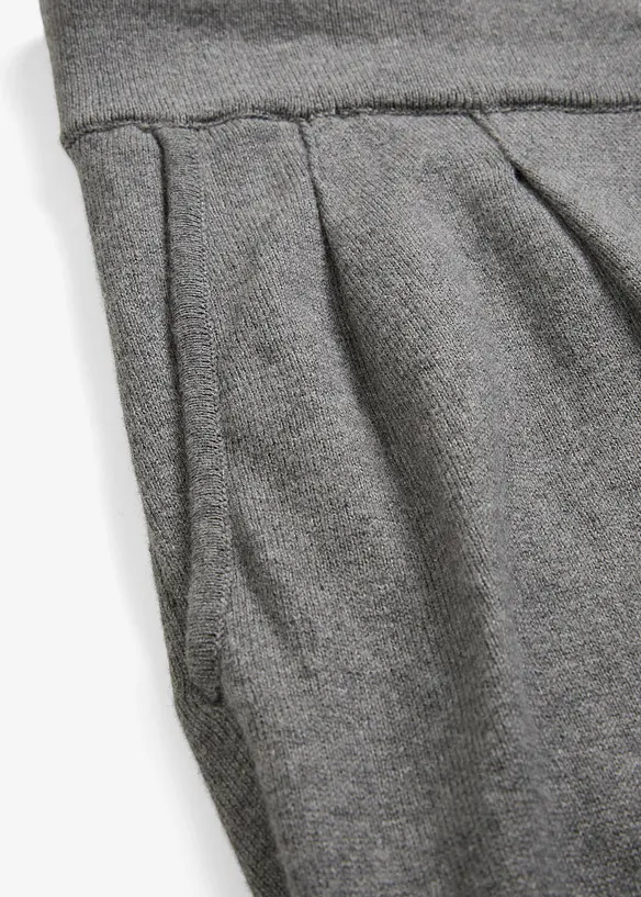 Pantaloni in maglia di misto cachemire morbido, bonprix