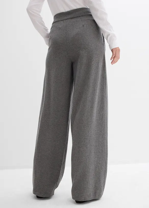 Pantaloni in maglia di misto cachemire morbido, bonprix