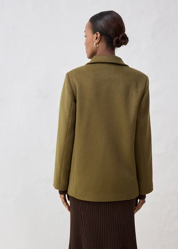 Caban in misto lana, bonprix