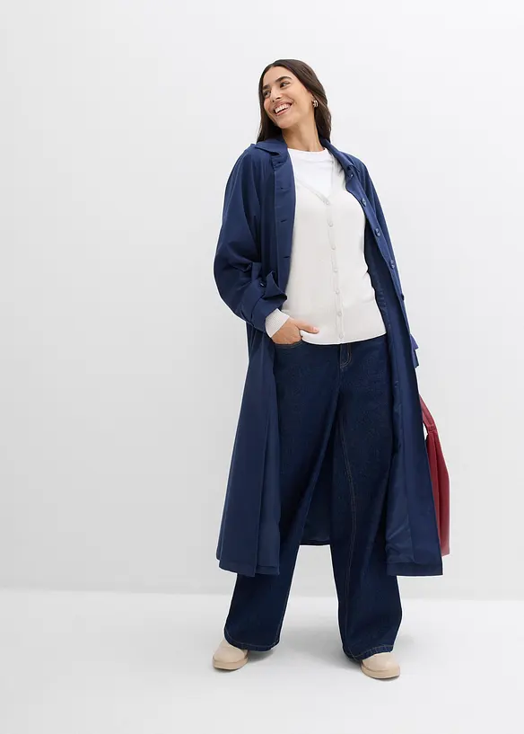 Cardigan in filato fine con bottoni, bonprix