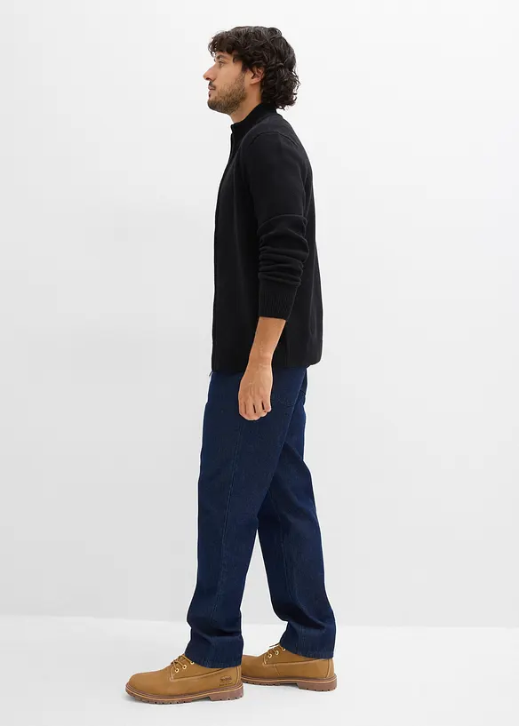 Cardigan con collo dritto e cotone riciclato, bonprix