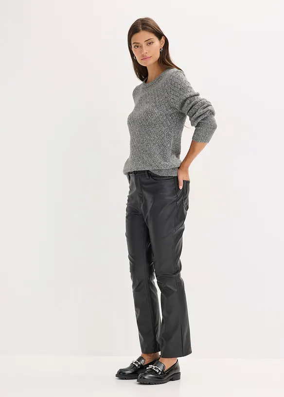 Maglione traforato, bonprix