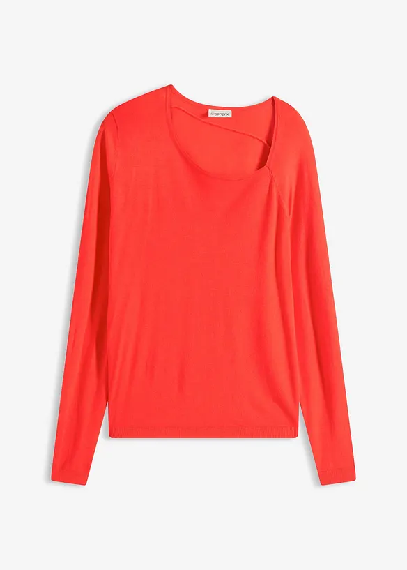 Maglione in misto viscosa fluente, bonprix
