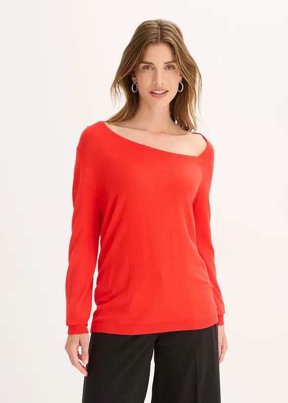 Maglione in misto viscosa fluente, bonprix