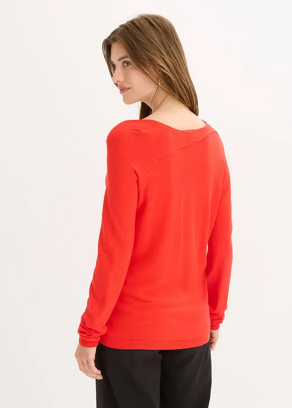 Maglione in misto viscosa fluente, bonprix