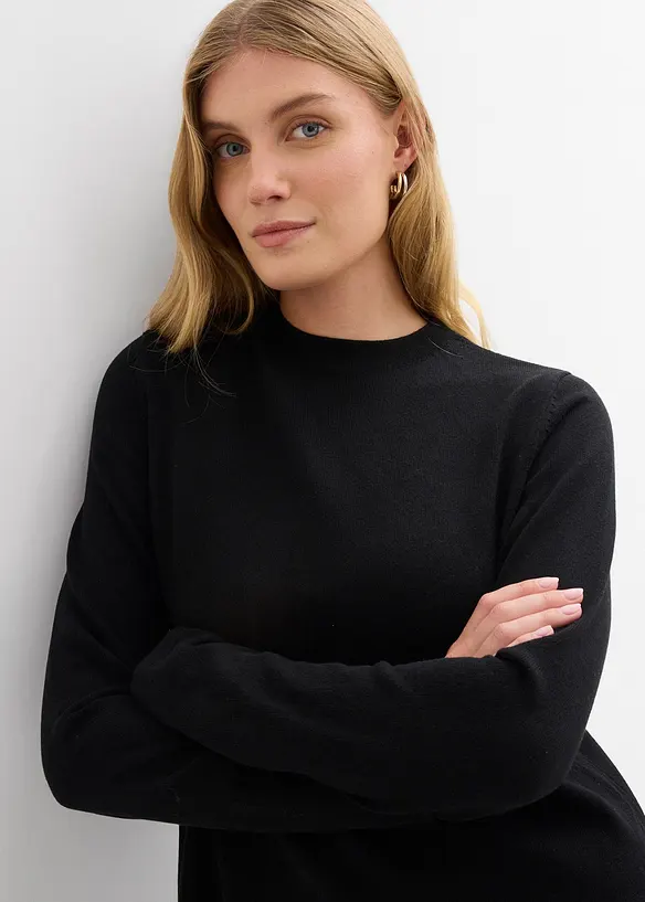 Abito in maglia svasato, bonprix