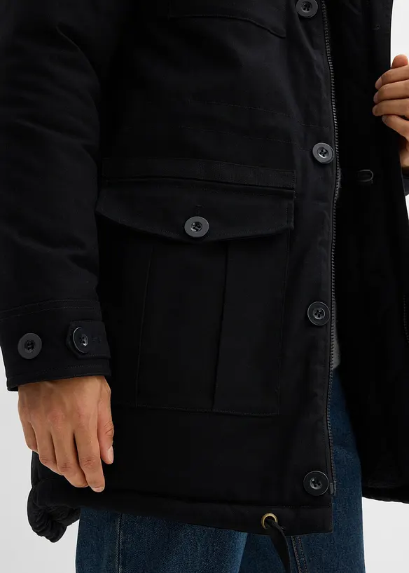 Parka da campo invernale  fodera teddy morbida, bonprix