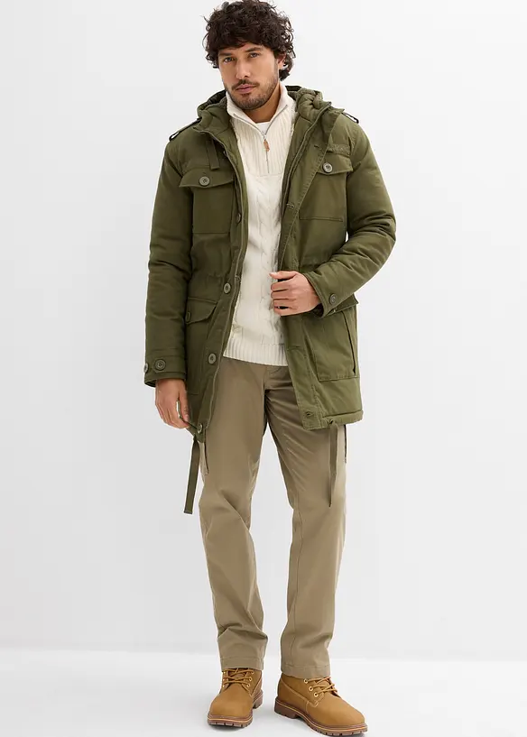 Parka da campo invernale  fodera teddy morbida, bonprix